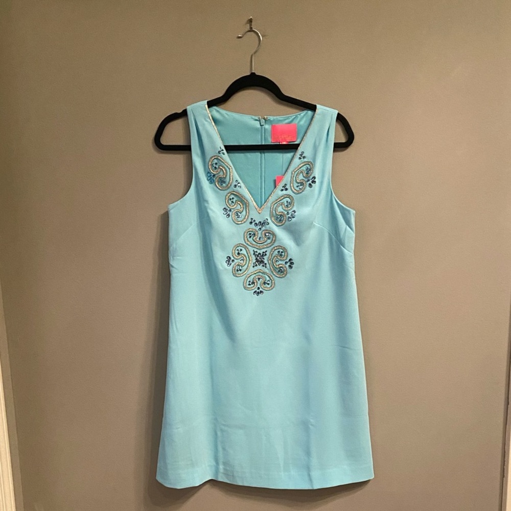 Lilly Pulitzer Penelope Shift Dress, Size 6 - Picture 4 of 13